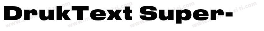 DrukText Super字体转换